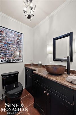Bathroom, Chandelier, Interior