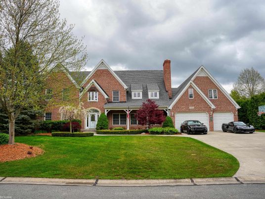 Attached, Exterior, Facade, Brick Facade, Tudor Revival