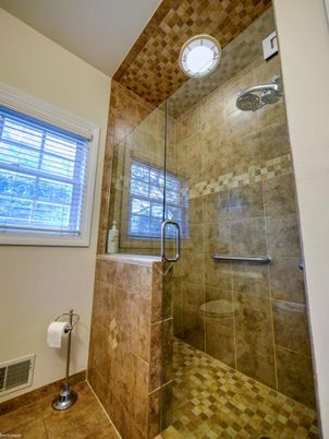 Bathroom, Glass Shower, Interior