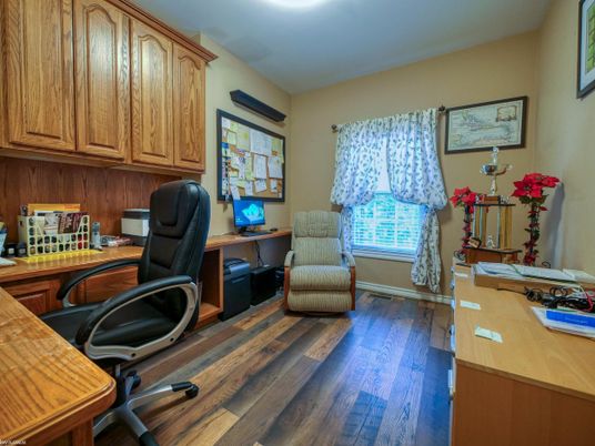 Home Office, Interior, Wood Texture Flooring