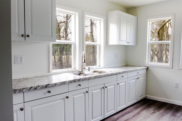 Interior, Kitchen, Wood Texture Flooring