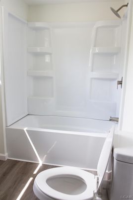 Bathroom, Interior, Wood Texture Flooring