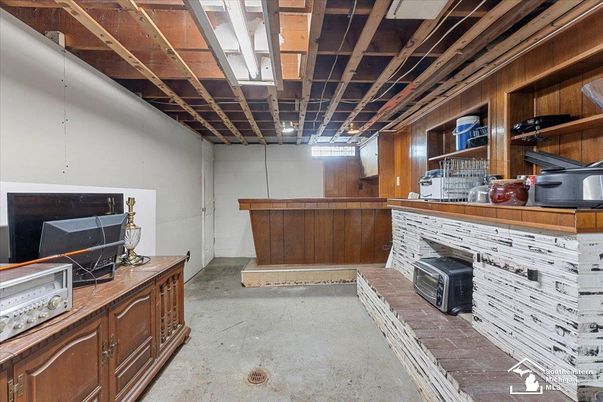Fireplace, Interior, Wooden Beams, Wooden Walls