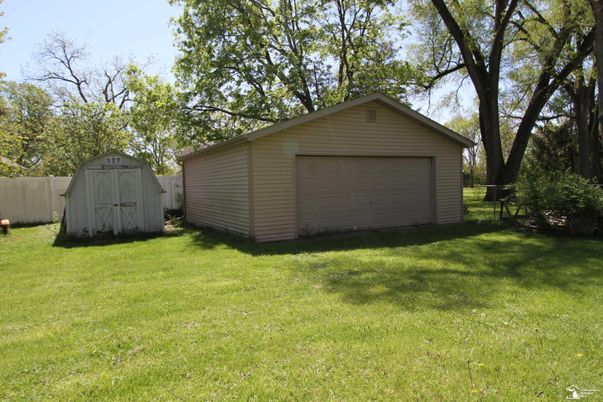 Backyard, Detached Garage, Exterior