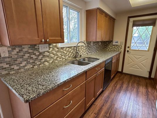 Interior, Kitchen, Wood Texture Flooring