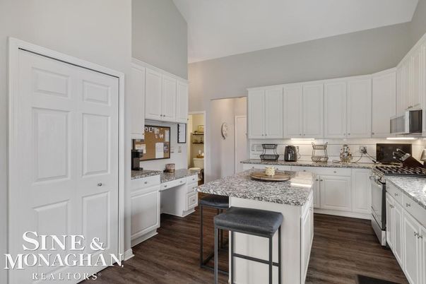 Interior, Kitchen, Wood Texture Flooring