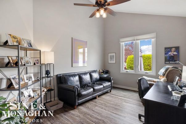 Home Office, Interior, Wood Texture Flooring
