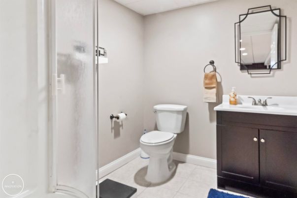 Bathroom, Glass Shower, Interior