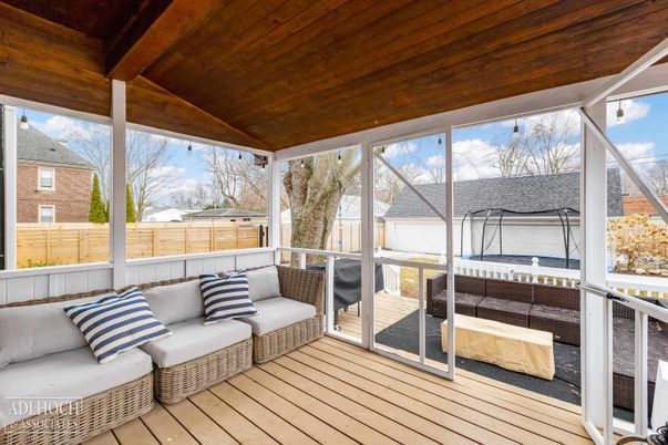 Exterior, Sun Room, Wooden Ceilings, Wood Texture Flooring