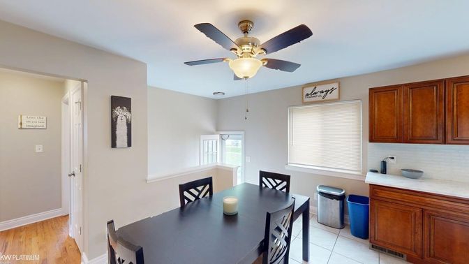 Dining room, Interior, Wood Texture Flooring