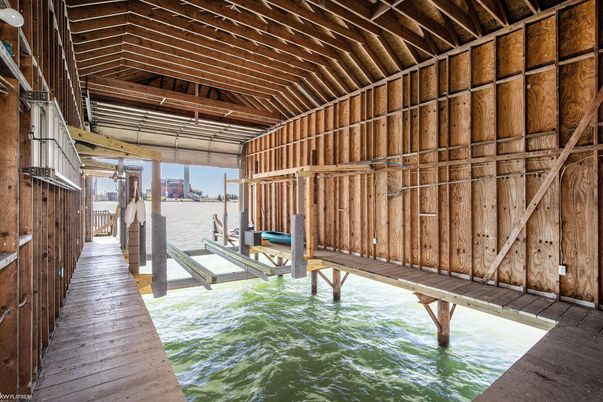 Interior, Water, Wooden Beams, Wooden Walls