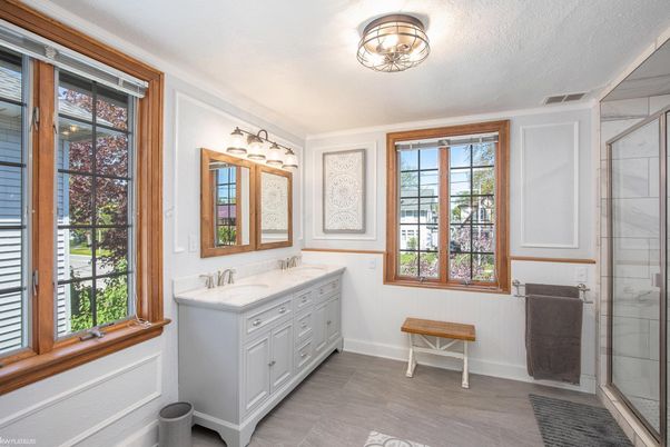 Bathroom, Glass Shower, Interior