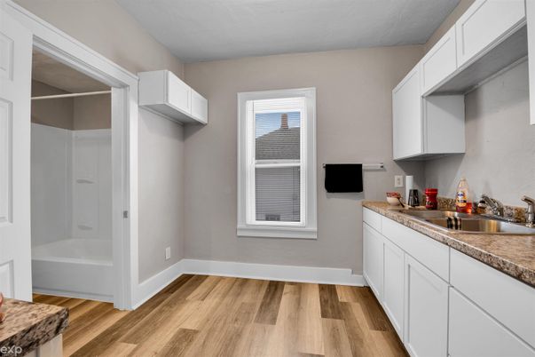 Interior, Kitchen, Wood Texture Flooring