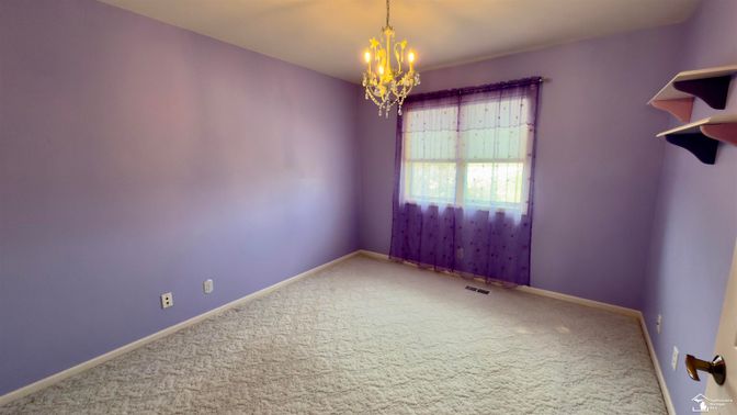 Chandelier, Empty room, Interior