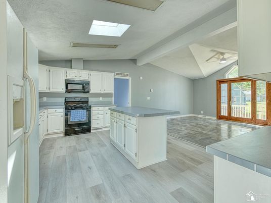 Interior, Kitchen, Wood Texture Flooring