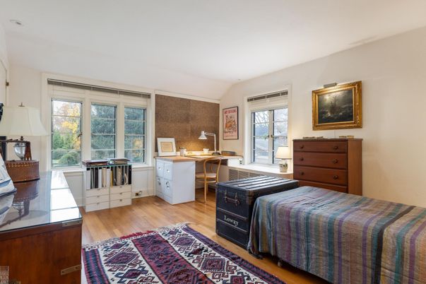 Bedroom, Home Office, Interior, Wood Texture Flooring
