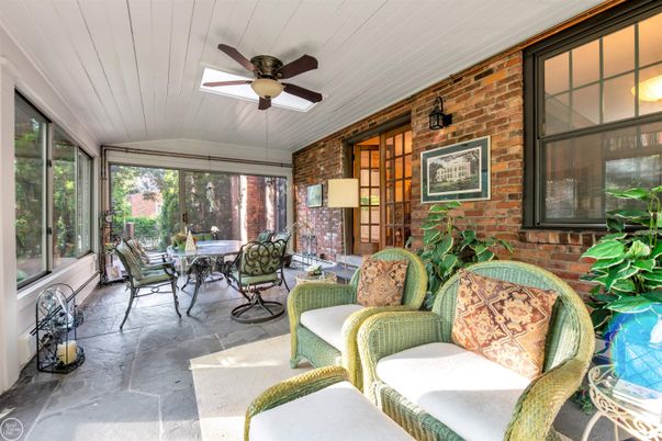 Dining room, Interior, Stone Walls, Sun Room