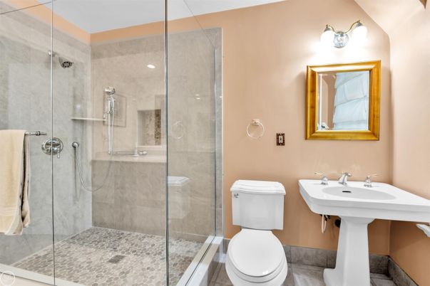 Bathroom, Glass Shower, Interior