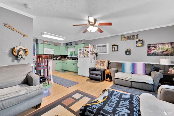 Interior, Kitchen, Living room, Wood Texture Flooring