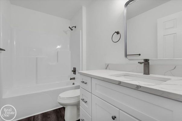 Bathroom, Interior, Wood Texture Flooring