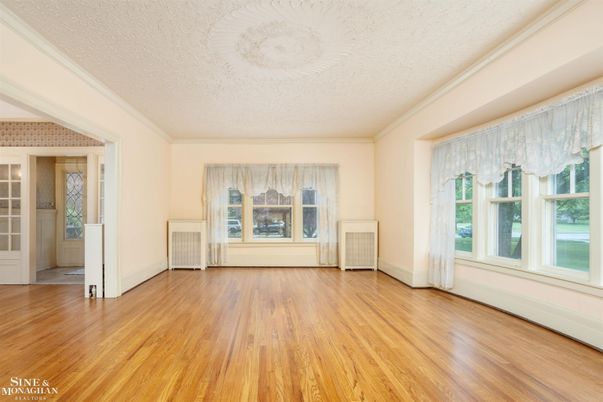 Empty room, Interior, Wood Texture Flooring