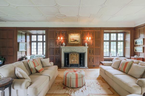 Fireplace, Interior, Living room, Wooden Walls