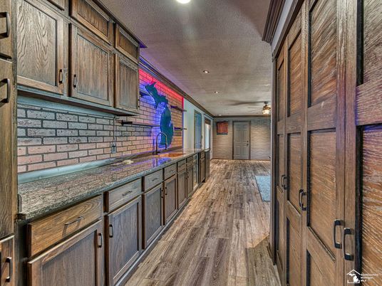 Interior, Recessed Lighting, Stone Walls