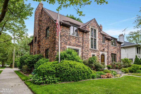 Exterior, Facade, Brick Facade, Tudor Revival