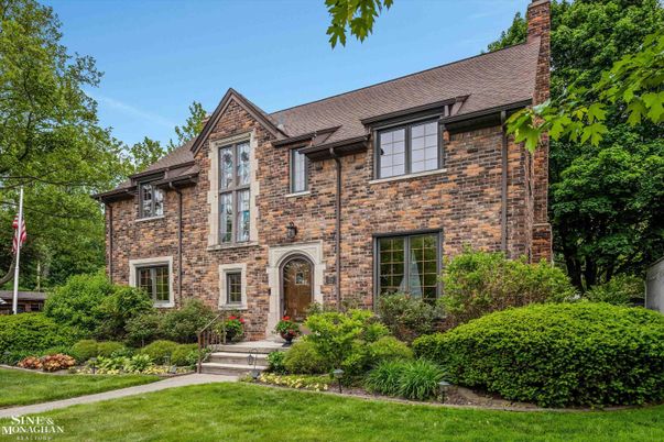 Exterior, Facade, Brick Facade, Tudor Revival