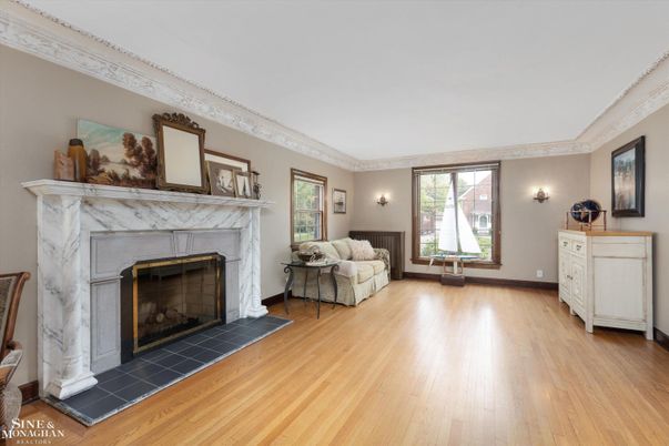 Fireplace, Interior, Wood Texture Flooring