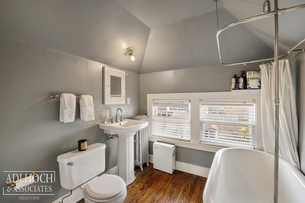 Bathroom, Interior, Wood Texture Flooring