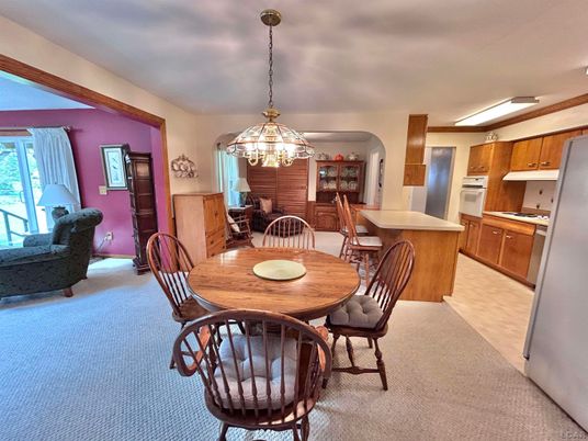 Dining room, Interior, Kitchen, Living room, Pendant Lights