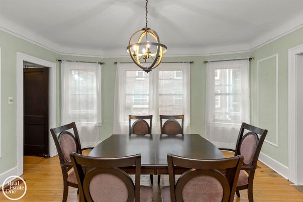 Chandelier, Dining room, Interior, Pendant Lights, Wood Texture Flooring