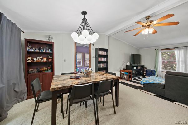 Dining room, Interior, Pendant Lights