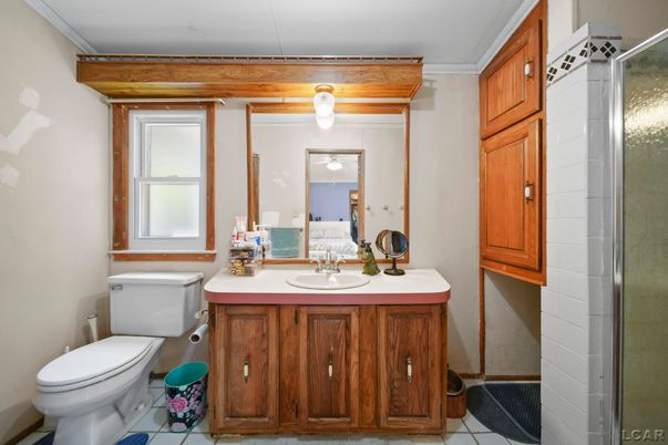Bathroom, Dual Sink Vanities, Glass Shower, Interior
