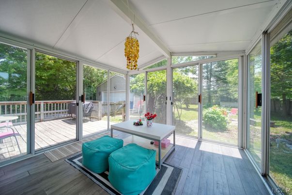 Interior, Sun Room, Wood Texture Flooring