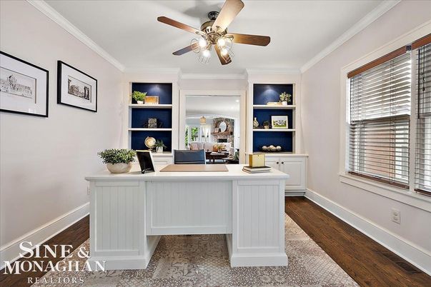 Home Office, Interior, Wood Texture Flooring