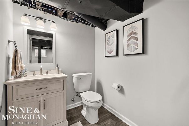 Bathroom, Interior, Wood Texture Flooring