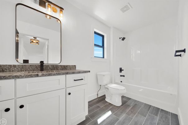 Bathroom, Interior, Wood Texture Flooring