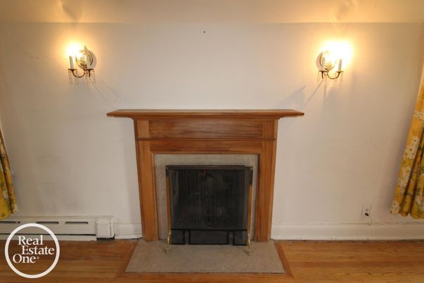 Fireplace, Interior, Wood Texture Flooring