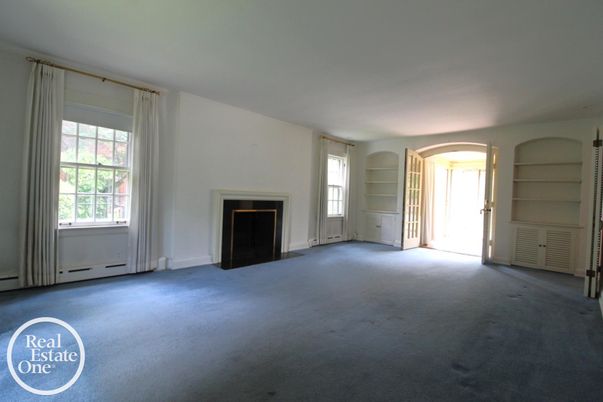 Empty room, Fireplace, Interior