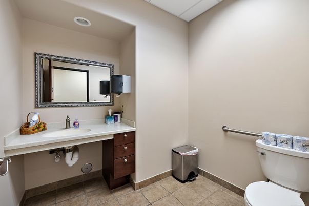 Bathroom, Interior, Recessed Lighting