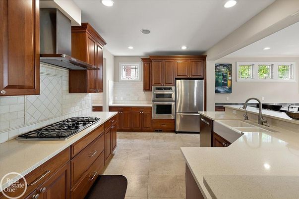 Interior, Kitchen, Recessed Lighting, Stainless Steel Appliances