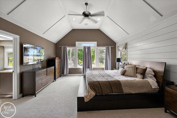 Bedroom, Interior, Recessed Lighting