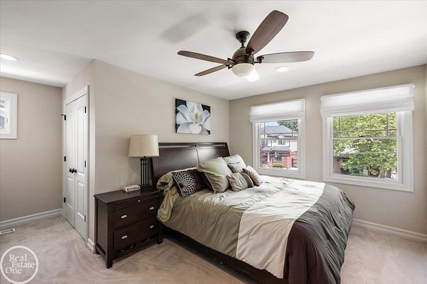 Bedroom, Interior, Recessed Lighting