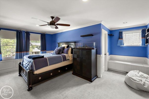 Bedroom, Interior, Recessed Lighting