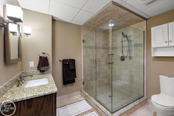 Bathroom, Glass Shower, Interior