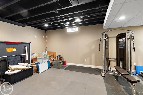 Fitness Equipment, Interior, Recessed Lighting