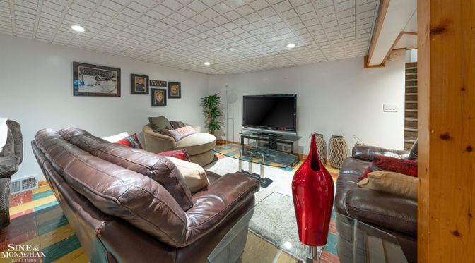 Interior, Living room, Recessed Lighting
