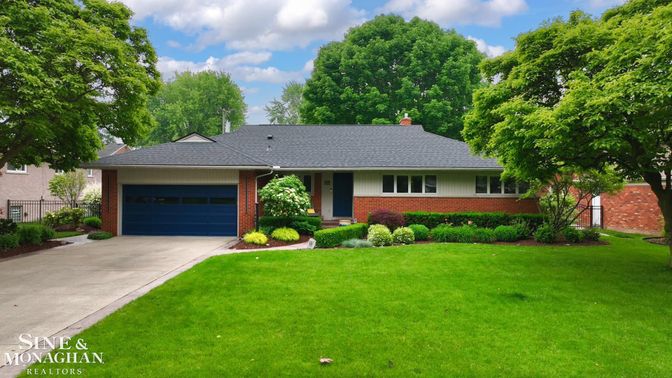 Attached, Exterior, Facade, Brick Facade, Ranch